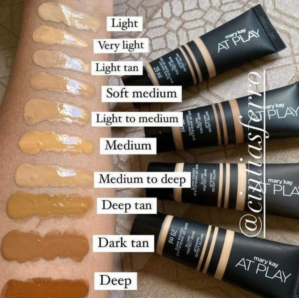 Mary Kay At Play Matte Foundation light.